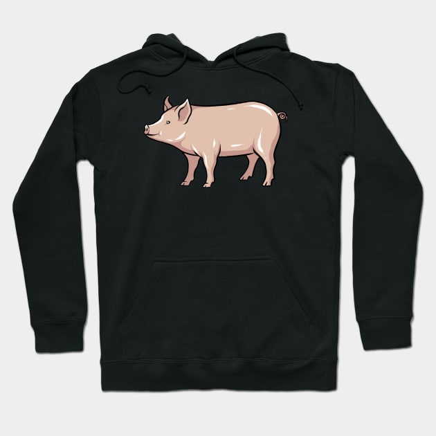 Pig Hoodie by fromherotozero